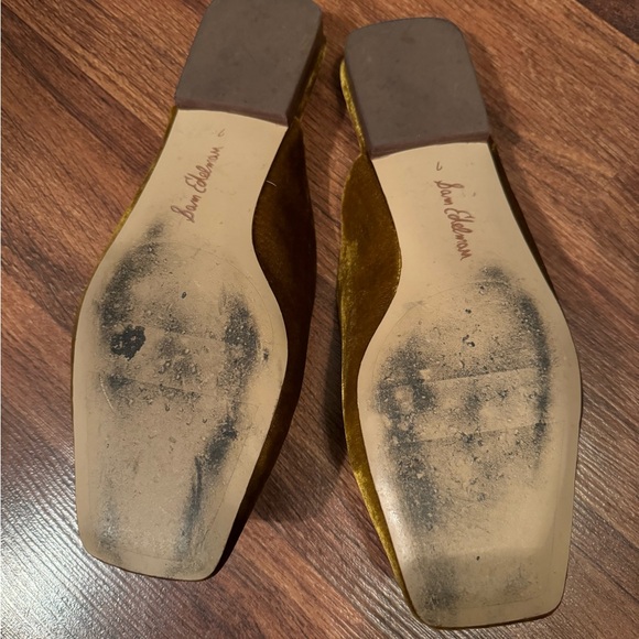 Sam Edelman mustard mules size 7 - Picture 2 of 2